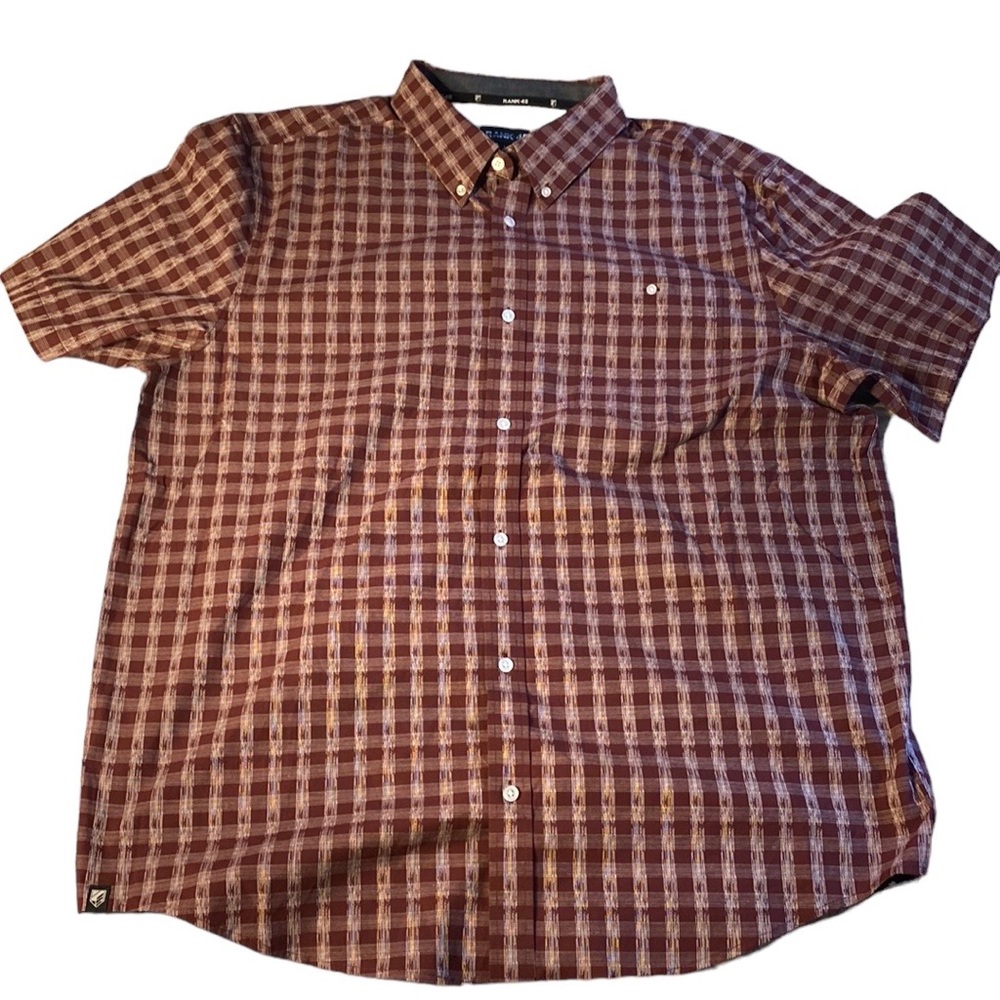 Rank 45 Men’s Short Sleeve Western Dress Shirt